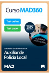 Curso MAD360 (30 días renovable) Auxiliar de la Policía Local + Libros Papel | 9788414293966 | Portada