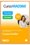 Curso MAD360 (30 días renovable) Cuerpo Auxiliar de la Administración General + Libros Papel Comunidad Autónoma de las Illes Balears | 9788414293935 | Portada