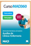 Curso MAD360 (30 días renovable) Auxiliar de Clínica/Enfermería + Libros Papel Diputación Provincial de Palencia | 9788414295502 | Portada