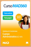 Curso MAD360 (30 días renovable) Administrativo Generalitat Valenciana + Libros papel Generalitat Valenciana | 9788414298381 | Portada