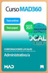 Curso MAD360 (30 días renovable) Administrativo de Corporaciones Locales + Libros en papel | 9788414298459 | Portada