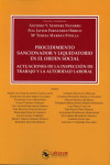Procedimiento sancionador y liquidatorio en el orden social. Actuaciones de la Inspección de Trabajo y la Autoridad Laboral | 9788410262928 | Portada