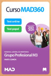 Curso MAD360 (30 días renovable) Grupo Profesional M3 Personal Laboral de Ministerios (parte común) + Libros Papel | 9791370281571 | Portada
