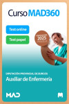 Curso MAD360 (30 días renovable) Auxiliar de Enfermería Diputación Provincial de Burgos + Libros Papel | 9791370281397 | Portada
