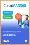 Curso MAD360 Limpiador/a Diputación Provincial de Burgos + Libros Papel | 9791370281168 | Portada