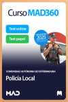 Curso MAD360 (30 días renovable) Policía Local de Extremadura + Libros Papel | 9788414299685 | Portada