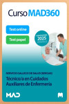 Curso MAD360 (30 días renovable) Técnico/a en Cuidados Auxiliares de Enfermería Servicio Gallego de Salud (SERGAS) + Libros Papel | 9791370280895 | Portada