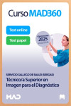 Curso MAD360 (30 días renovable) Técnico/a Superior en Imagen para el Diagnóstico Servicio Gallego de Salud (SERGAS) + Libros Papel | 9791370280635 | Portada