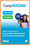Curso MAD360 (30 días renovable) Grupo Auxiliar Administrativo de la Función Administrativa Servicio Canario de Salud + Libros Papel | 9788414298237 | Portada