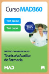 Curso MAD360 (30 días renovable)Técnico/a Auxiliar de Farmacia Servicio Canario de Salud + Libros Papel | 9788414298282 | Portada