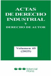 Actas de derecho industrial y derecho de autor. Tomo XLV (2025) | 9791387913441 | Portada