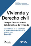 Vivienda y derecho civil: perspectivas actuales del derecho a la vivienda XXIII Jornadas de la Asociación de Profesoras y Profesores de Derecho Civil (Burgos 2025) | 9791387867874 | Portada