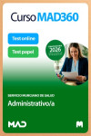 Curso MAD360 (30 días renovable) Administrativo/a Servicio Murciano de Salud + Libros papel | 9791370284596 | Portada