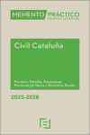 Memento civil Cataluña 2025-2026 Persona, familia, sucesiones, personas jurídicas,derechos reales, obligaciones y contratos 2025-2026 | 9788410431683 | Portada