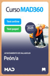 Curso MAD360 Peón/a Ayuntamiento de Valladolid + Libros Papel | 9791370285555 | Portada