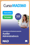 Curso MAD360 Auxiliar Administrativo Comunidad Autónoma de Aragón + Libros Papel | 9791370285753 | Portada