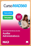 Curso MAD360 Auxiliar Administrativo/a Diputación Provincial de León + Libros Papel | 9791370287443 | Portada