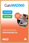 Curs MAD360 Administratiu/va Generalitat de Catalunya + Llibres Paper | 9791370287399 | Portada
