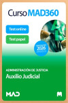 Curso MAD360 Auxilio Judicial Administración de Justicia + Libros en papel | 9791370288167 | Portada