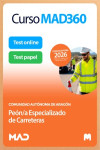 Curso MAD360 Peón/a Especializado de Carreteras Comunidad Autónoma de Aragón + Libros Papel | 9791370288891 | Portada