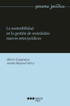 Sostenibilidad en la gestión de sociedades: nuevos retos jurídicos | 9791387913502 | Portada