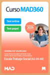 Curso MAD360 Escala Trabajo Social (A2-04-04) Generalitat Valenciana + Libros Papel | 9791370289065 | Portada