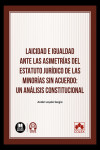 Laicidad e igualdad ante las asimetrías del estatuto jurídico de las minorías sin acuerdo: un análisis constitucional | 9791370117740 | Portada