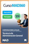 Curso MAD360 Técnico de Administración General Corporaciones Locales + Libros Papel | 9791370289232 | Portada