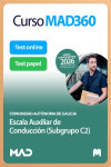 Curso MAD360 Escala Auxiliar de Conducción Comunidad Autónoma de Galicia + Libros Papel | 9791370289683 | Portada