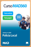 Curso MAD360 Policía Local de Castilla y León + Libros Papel | 9791370620301 | Portada