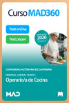 Curso INTENSIVO MAD360 Operario de Cocina Comunidad Autónoma de Cantabria + Libros Papel | 9791370620165 | Portada