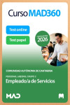 Curso INTENSIVO MAD360 Empleado de Servicios Comunidad Autónoma de Cantabria + Libros Papel | 9791370620400 | Portada