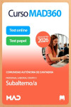 Curso MAD360 Subalterno Comunidad Autónoma de Cantabria + Libros Papel | 9791370620585 | Portada