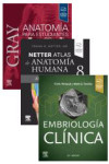 PACK GRAY ESTUDIANTES + NETTER ATLAS REGIONAL + MOORE EMBRIOLOGÍA CLÍNICA | 9791370031442 | Portada