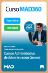 Curso MAD360 Administrativo (acceso libre) Comunidad de Madrid + Libros Papel | 9791370621698 | Portada