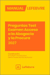 Preguntas test exámen acceso a la abogacía y la procura 2027 | 9791387925543 | Portada