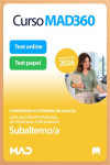 Curso MAD360 Subalterno Comunidad Autónoma de Galicia + Libros Papel | 9791370623524 | Portada