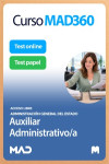 Curso MAD360 Auxiliar Administrativo del Estado + Libros Papel | 9791370623227 | Portada
