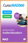 Curso MAD360 Auxiliar Educador Principado de Asturias + Libros Papel | 9791370623692 | Portada
